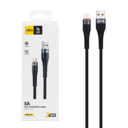کابل شارژ 1.5 متری فست اندروید JBQ مدل CA-514 - مشکی (گارانتی یکساله رصاصی)
