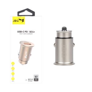 شارژر فندکی فست و PD دو پورت JBQ مدل CC-P9 30W