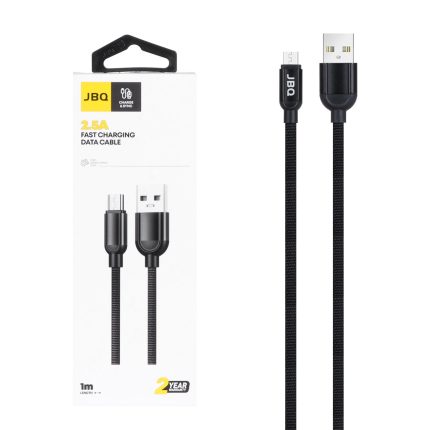 کابل شارژ فست اندروید JBQ مدل CA-610 - مشکی (گارانتی یکساله رصاصی)