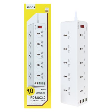 چندراهی برق JBQ مدل SC10610 - سفید