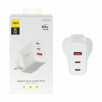 شارژر دیواری فست و PD سه پورت JBQ مدل WC-607W 65W