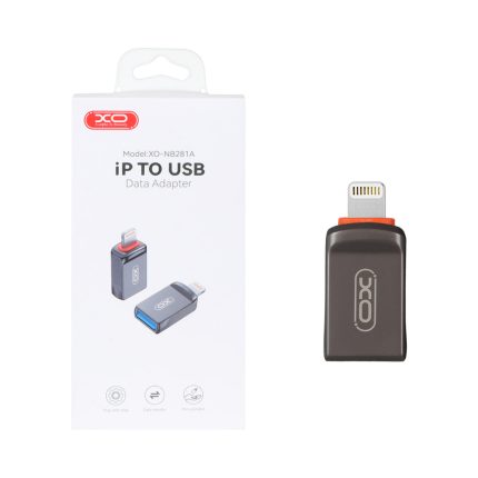 تبدیل XO Lightning To USB  OTGمدل XO-NB281A - خاکستری