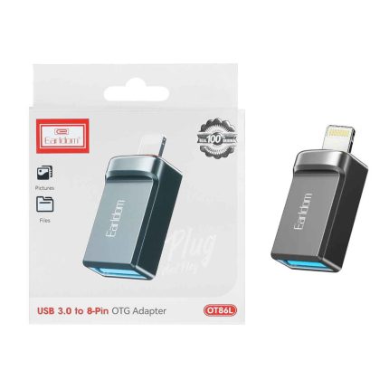 تبدیل Earldom Lightning to USB3.0 مدل OT86L - مشکی