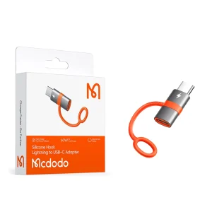 تبدیل Mcdodo Lightning To Type-C مدل OT-5530 - خاکستری (گارانتی متین)