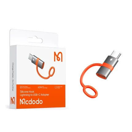 تبدیل Mcdodo Lightning To Type-C مدل OT-5530 - خاکستری (گارانتی متین)