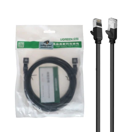کابل شبکه دو متری UGREEN CAT6 مدل NW101 - مشکی(50192)